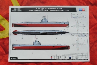Hobby Boss 83515 PLAN Type 033 Submarine & SH-5
